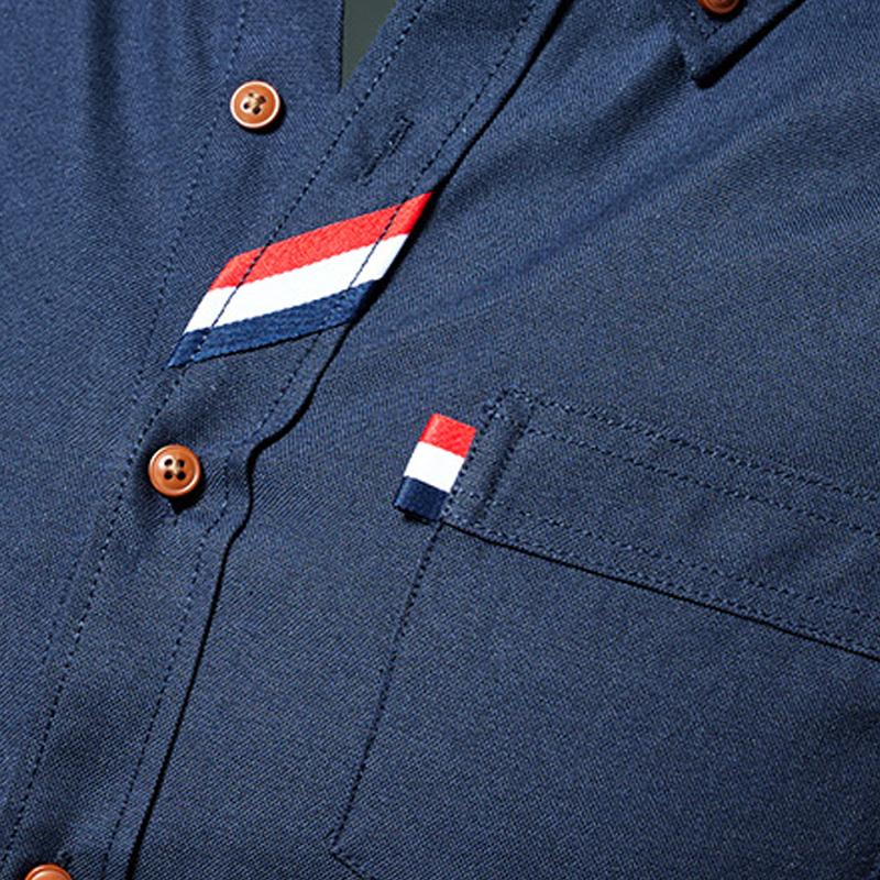 Relaxed Fit Button Down Men's Shirt
