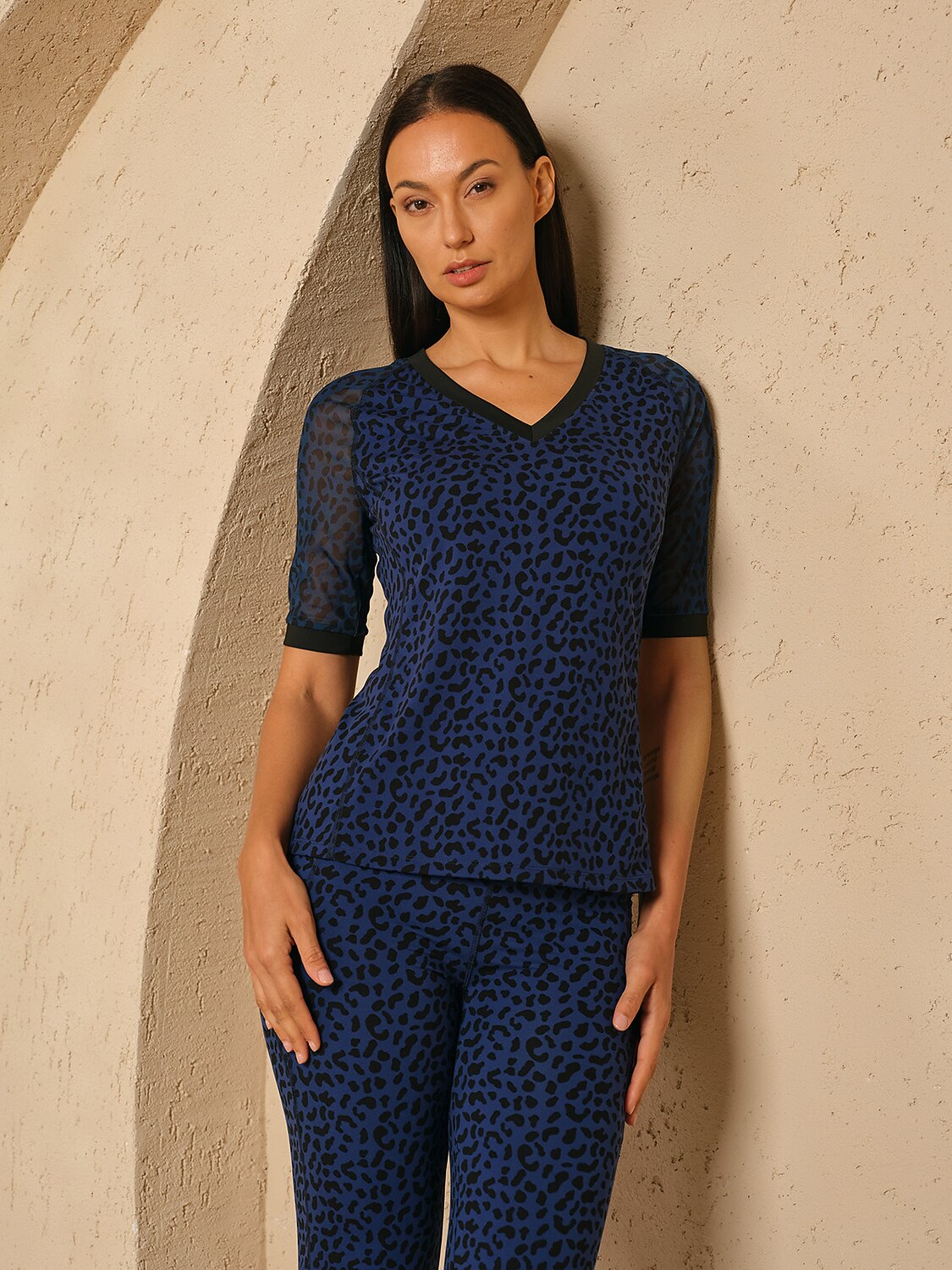 Premium Leopard Breathable Golf Polo Shirt