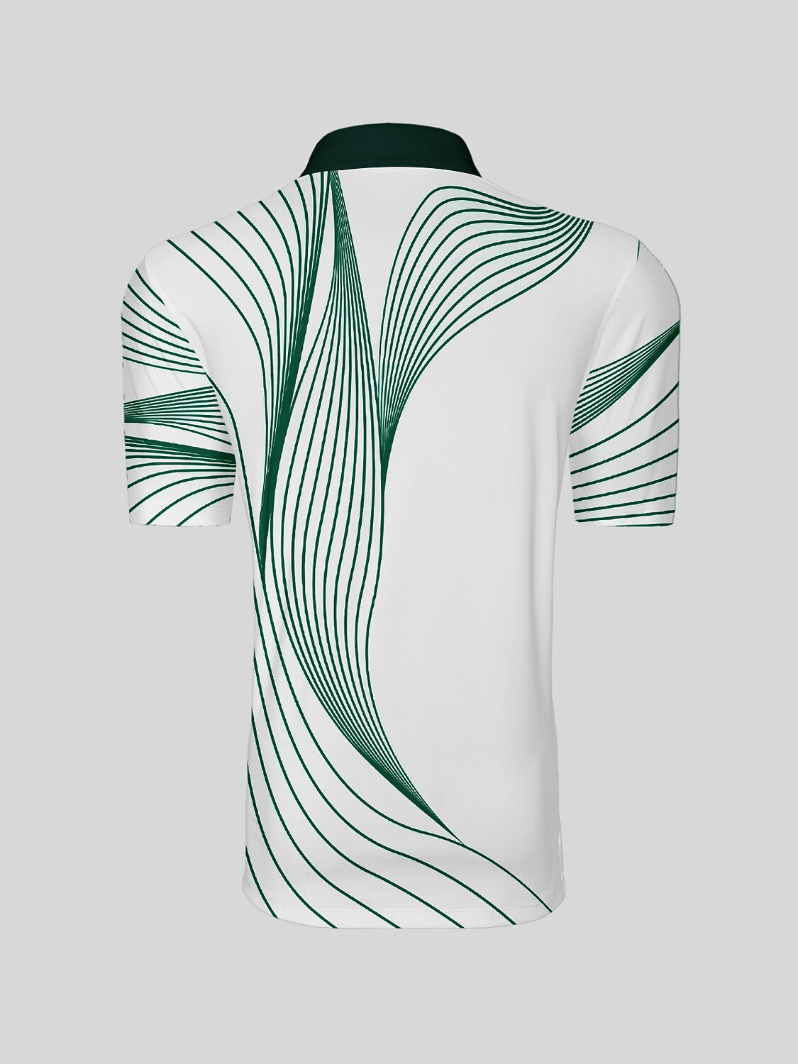 Breathable Men's Textured Polo Shirt SPF 50 Protection