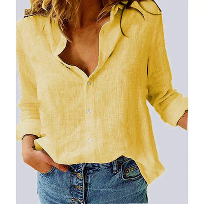 Soft Floral Women's Casual Long Sleeve Top