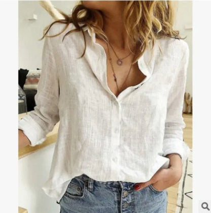 Soft Floral Women's Casual Long Sleeve Top