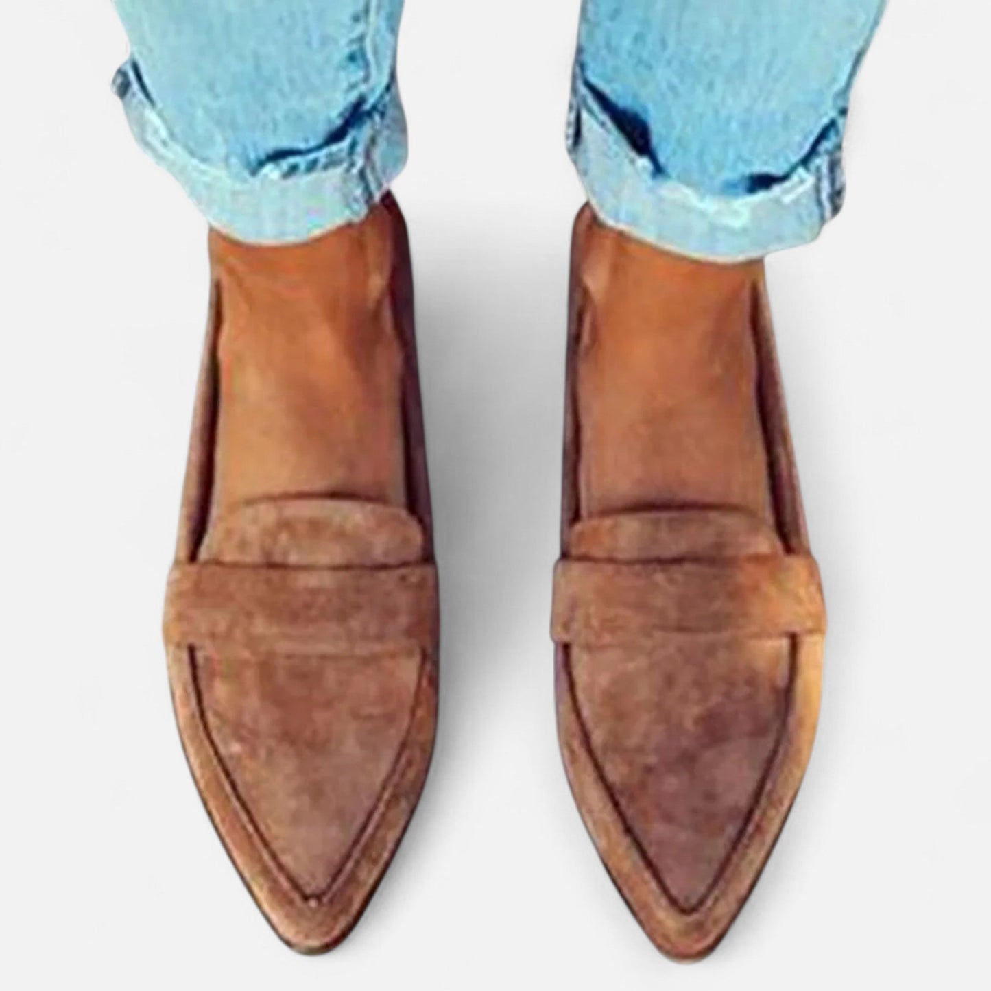 Ladies Classic Pointed Slip-On Shoes