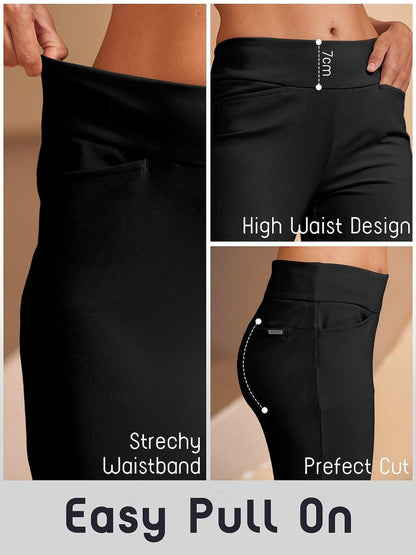 Comfortable Fit Athletic Capri Pants for Women