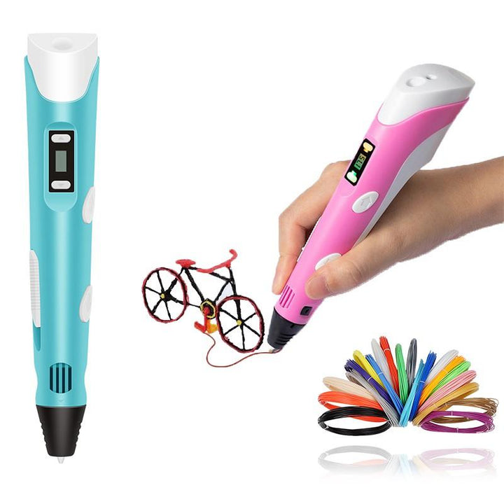 Fun 3D Pen for Kids with 20 Color Refills and Simple Use - Luxivelle
