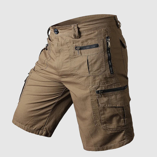 Tough Men's Hiking Shorts - Multi Pocket Knee Length - Luxivelle