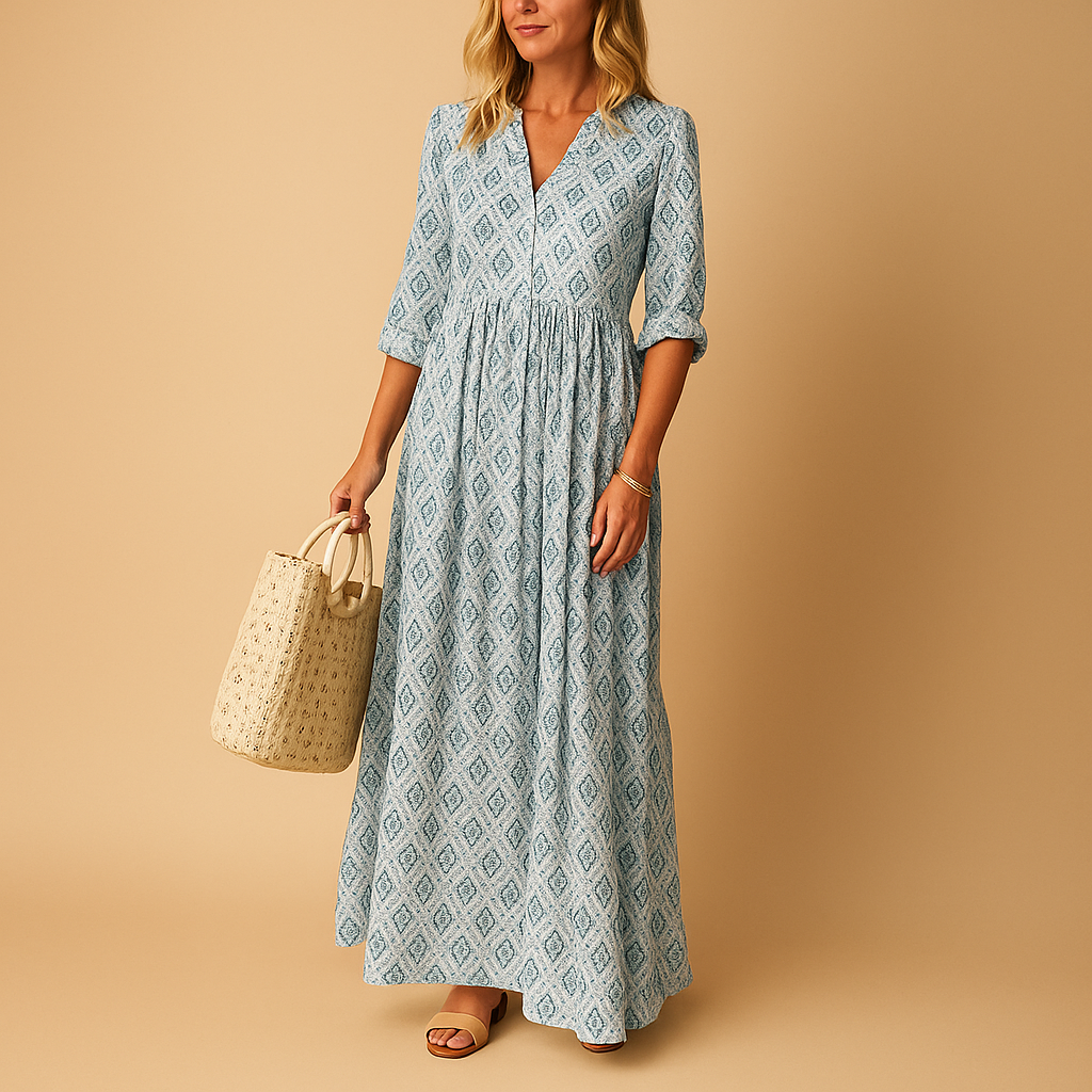 Lightweight Women's Summer Midi Dress - Luxivelle