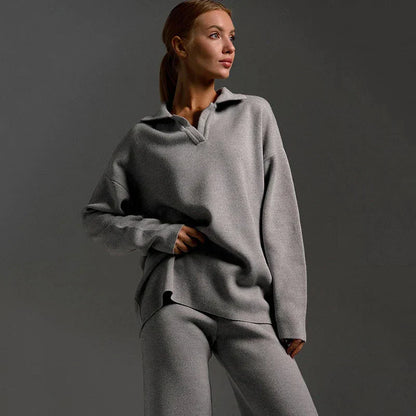 Cozy Women's Knit Jogger Suit