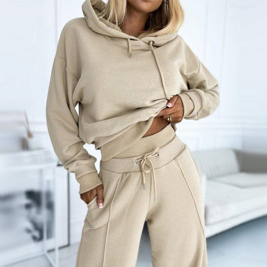 Thalia | Soft Fleece Hoodie Set for Ladies - Luxivelle