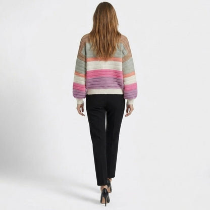 Ladies' Colorful Sweater Cardigan