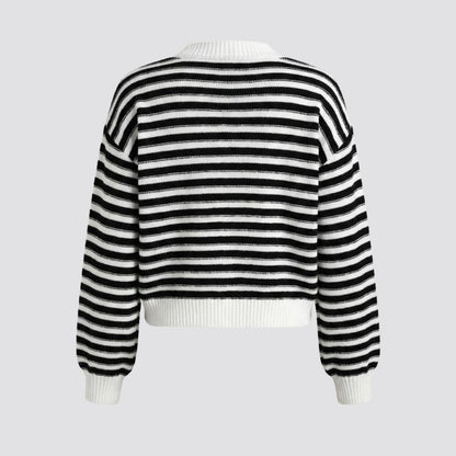 Ladies' Colorful Sweater Cardigan