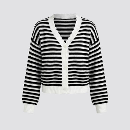 Ladies' Colorful Sweater Cardigan - Luxivelle