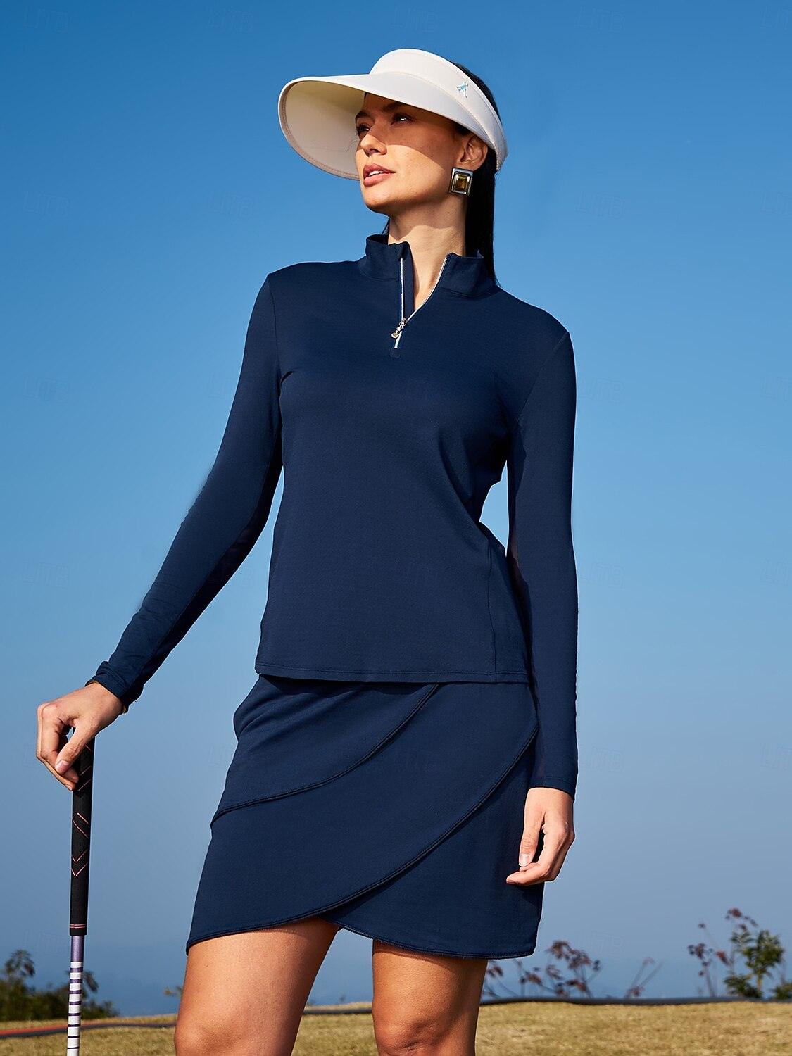 Soft Breathable Long Sleeve Quarter Zip UPF 50+ Shirt
