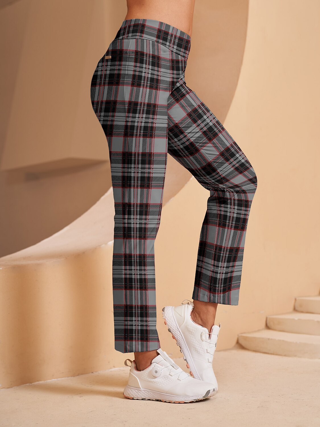Comfortable 28 Inch Stretchy Slim Fit Ankle Pants