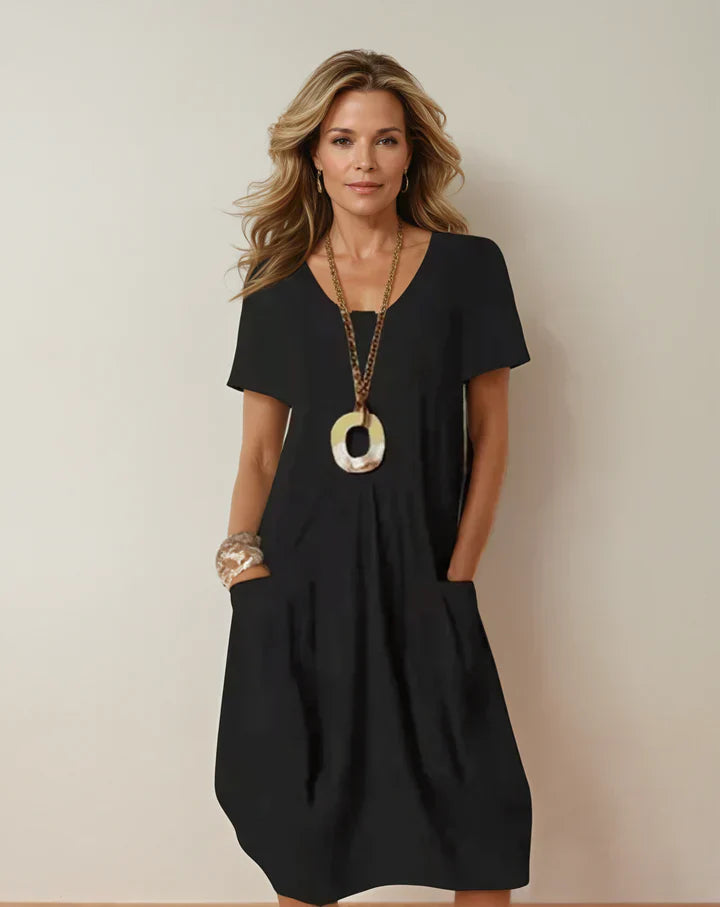 Simple Relaxed Fit Summer Dress
