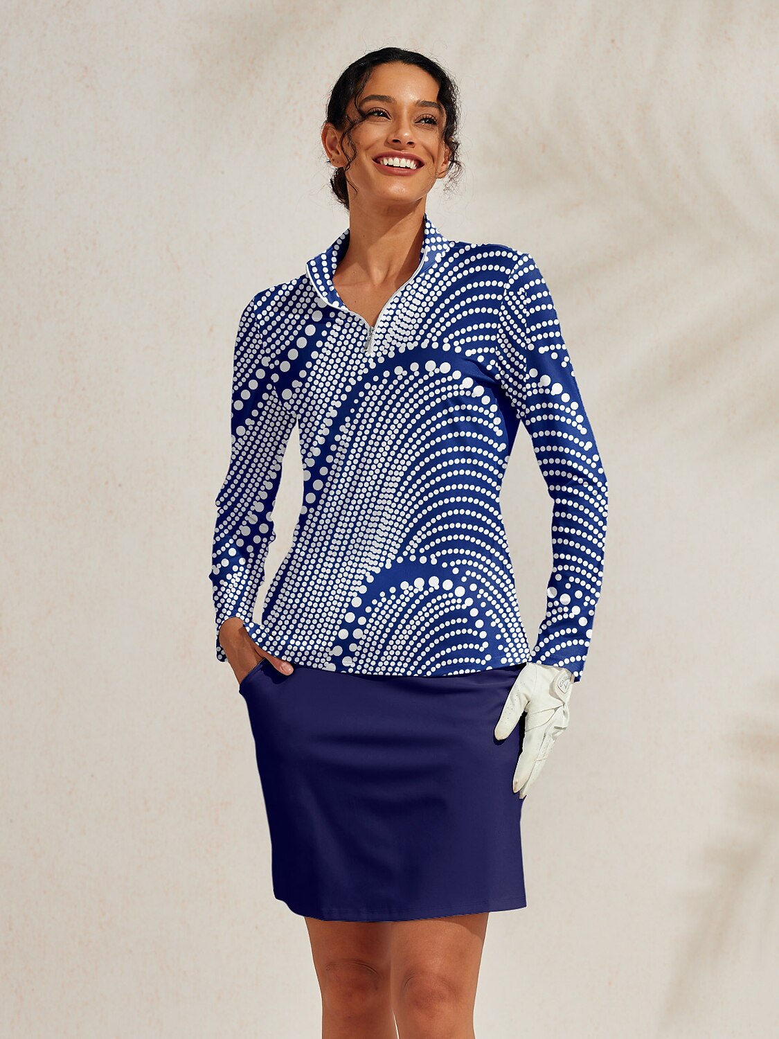 Performance Golf Quarter Zip Sun Shirt UPF 50 - Luxivelle