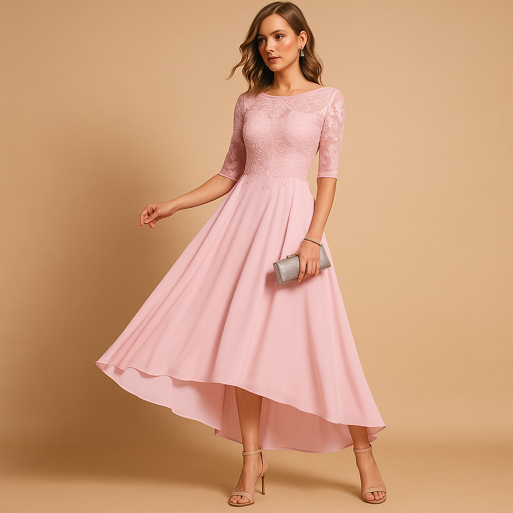 Chic Womens Formal Evening Lace Dress - Luxivelle