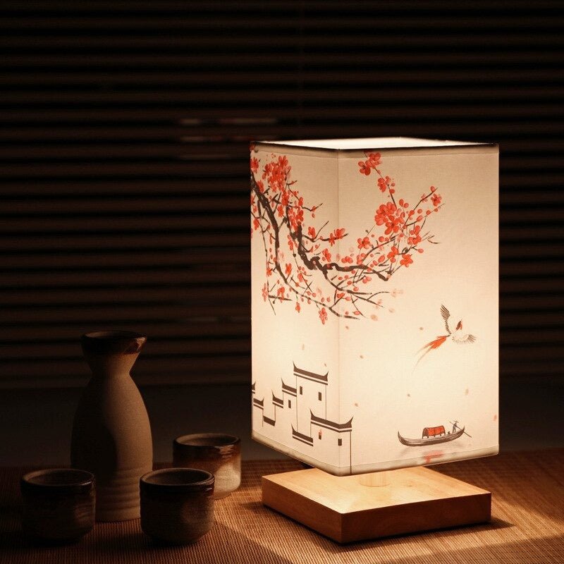 Simple Wood Table Light – Nordic Style Lamp - Luxivelle