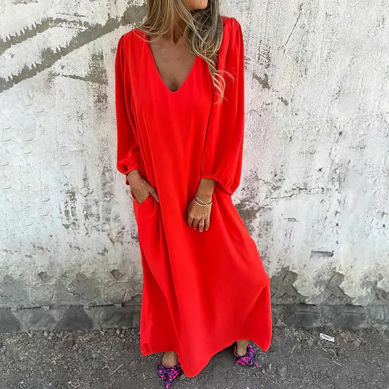 Ava | Long boho dress