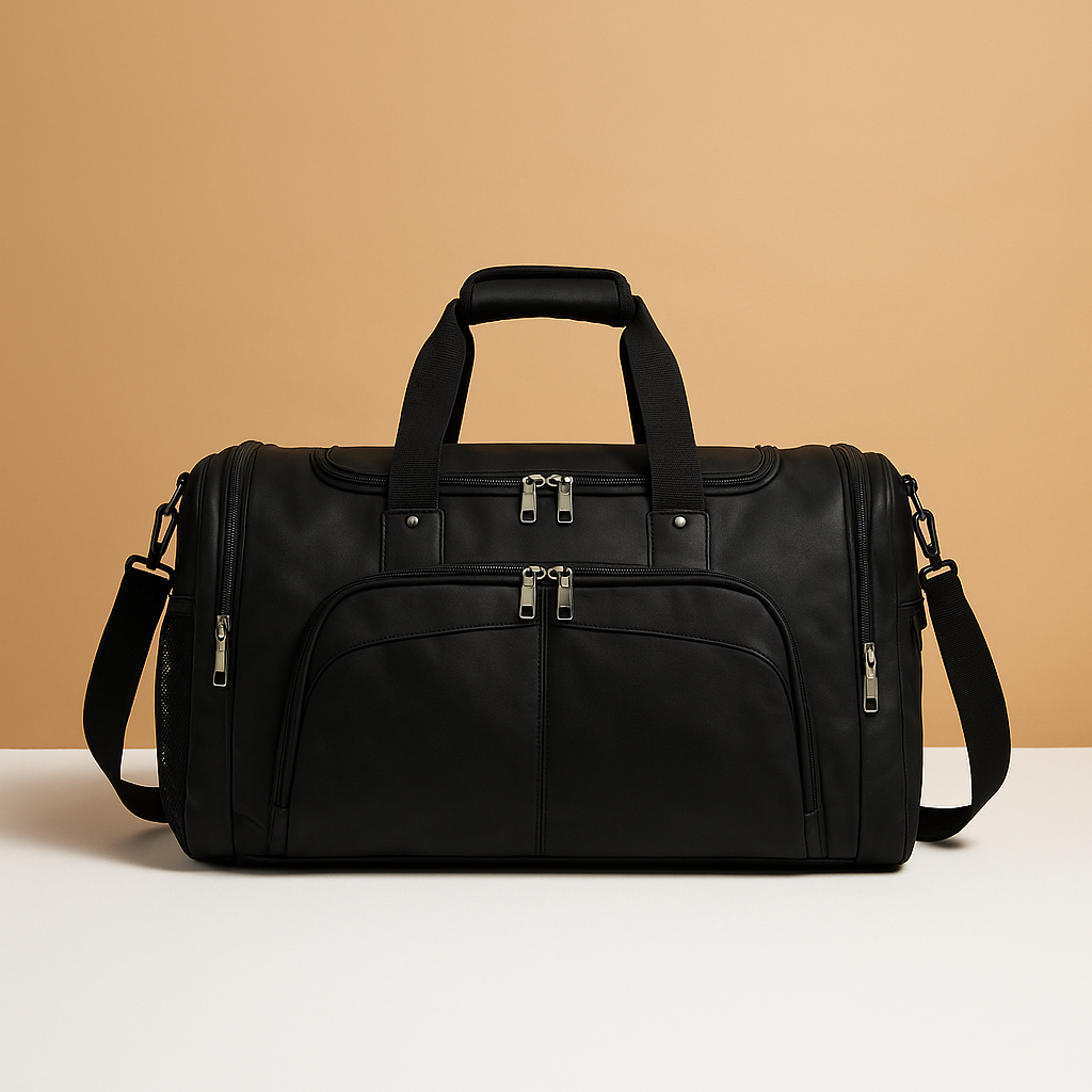 Classic Men's Duffle Bag with Shoe Pocket - Luxivelle