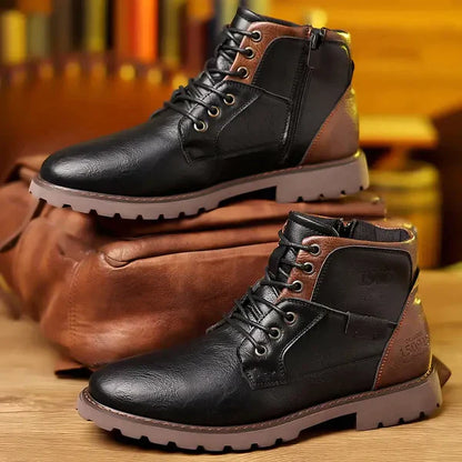 Knox | Black Leather Boots for Men 4