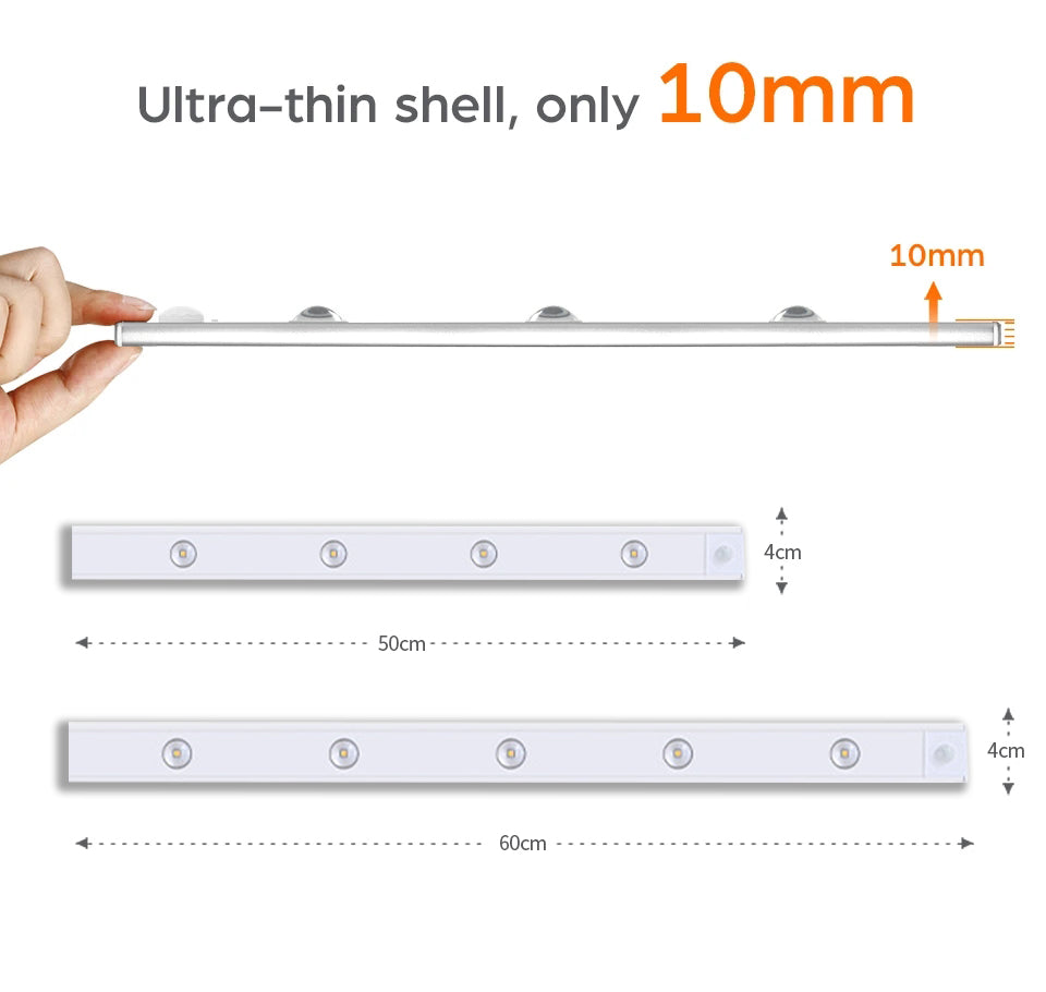 Bright Automatic Stick On Kitchen Lamp - Luxivelle