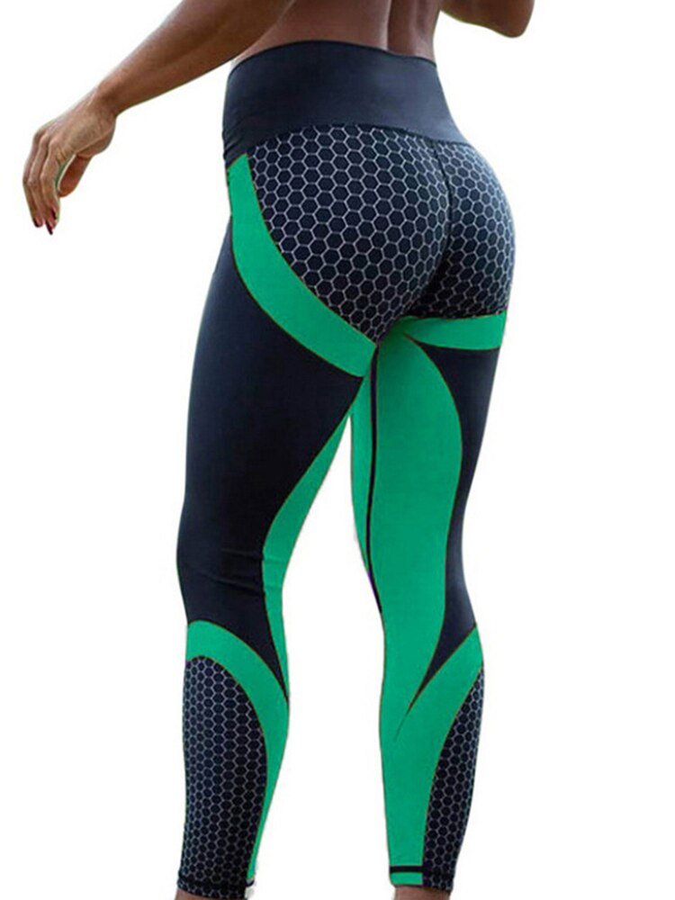 Women's Athletic Leggings with Textured Pattern