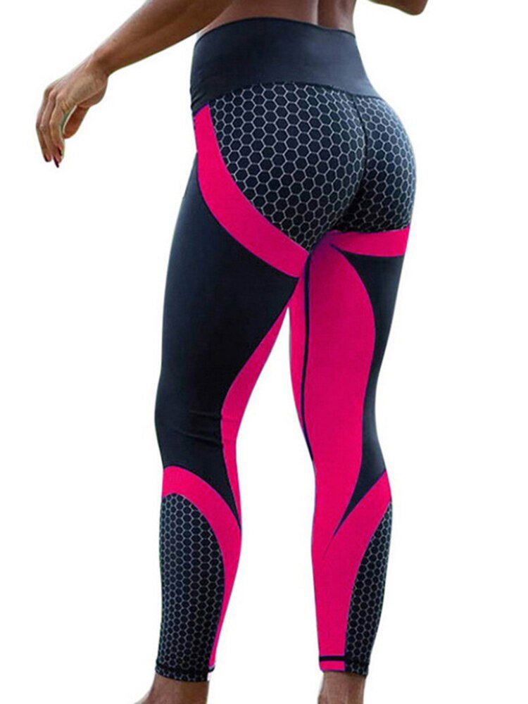 Women's Athletic Leggings with Textured Pattern