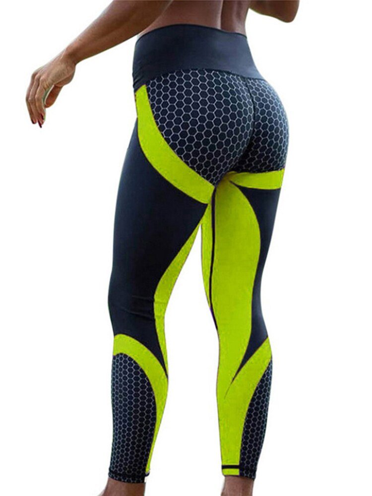 Women's Athletic Leggings with Textured Pattern