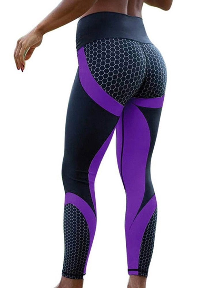 Women's Athletic Leggings with Textured Pattern