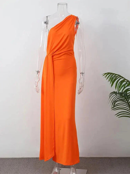 Chic Twist Midi Dress
