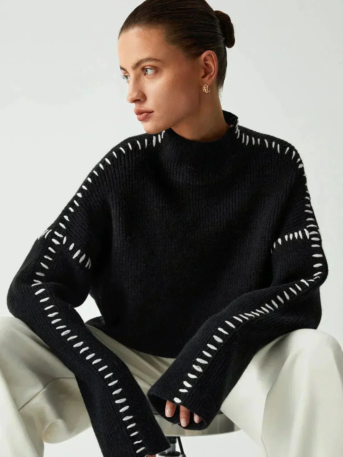 Women's Large Soft Knit Sweater