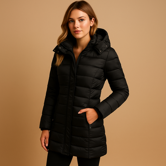 Warm Down Filled Women's Puffer Jacket - Luxivelle
