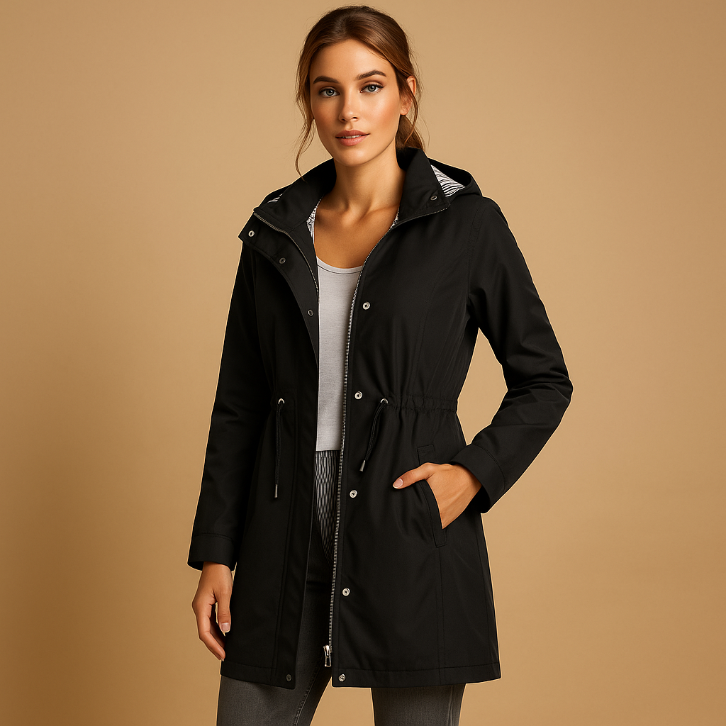 Windproof Hooded Jacket for Women - Luxivelle
