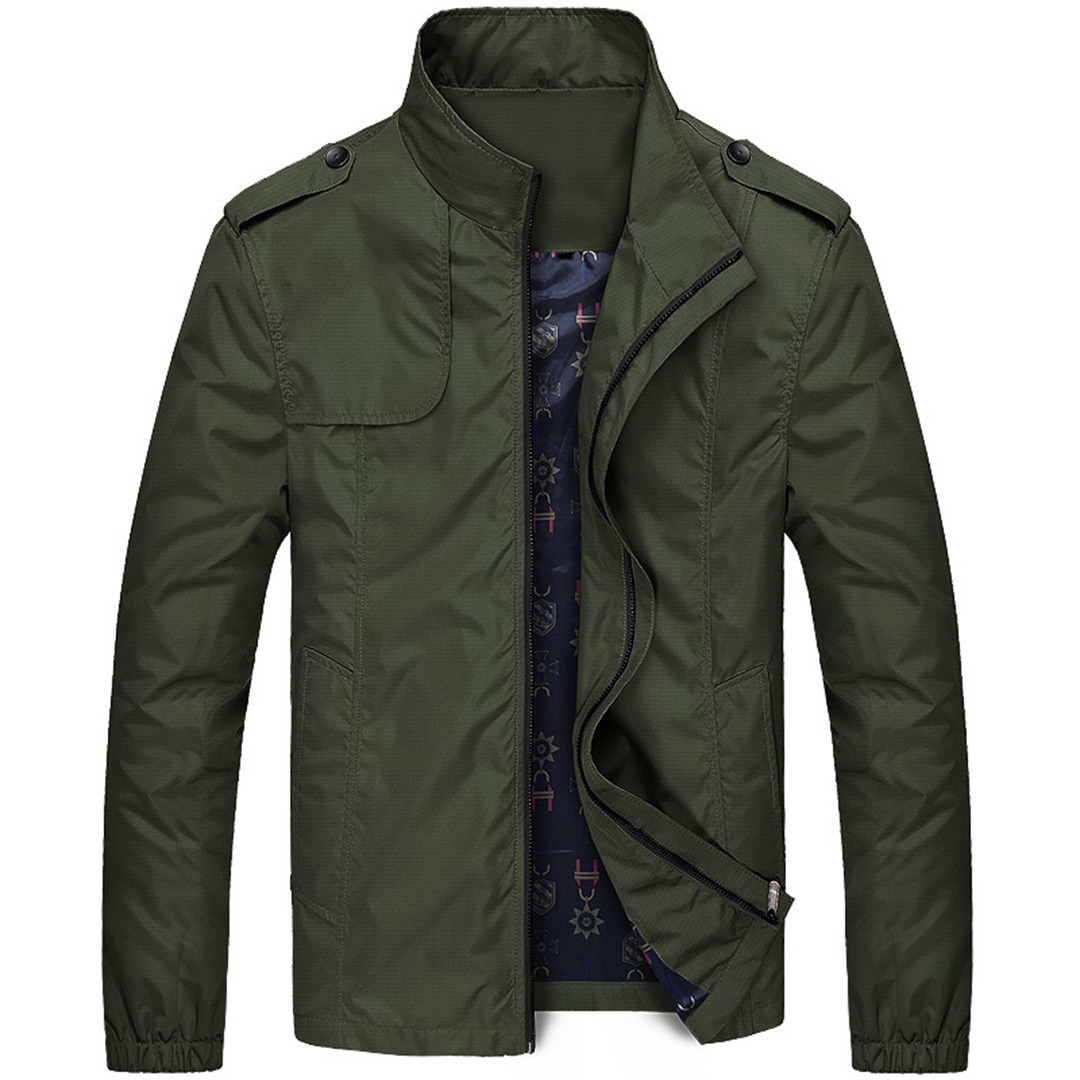 Lightweight Men's Summer Windbreaker with Adjustable Sizing - Luxivelle