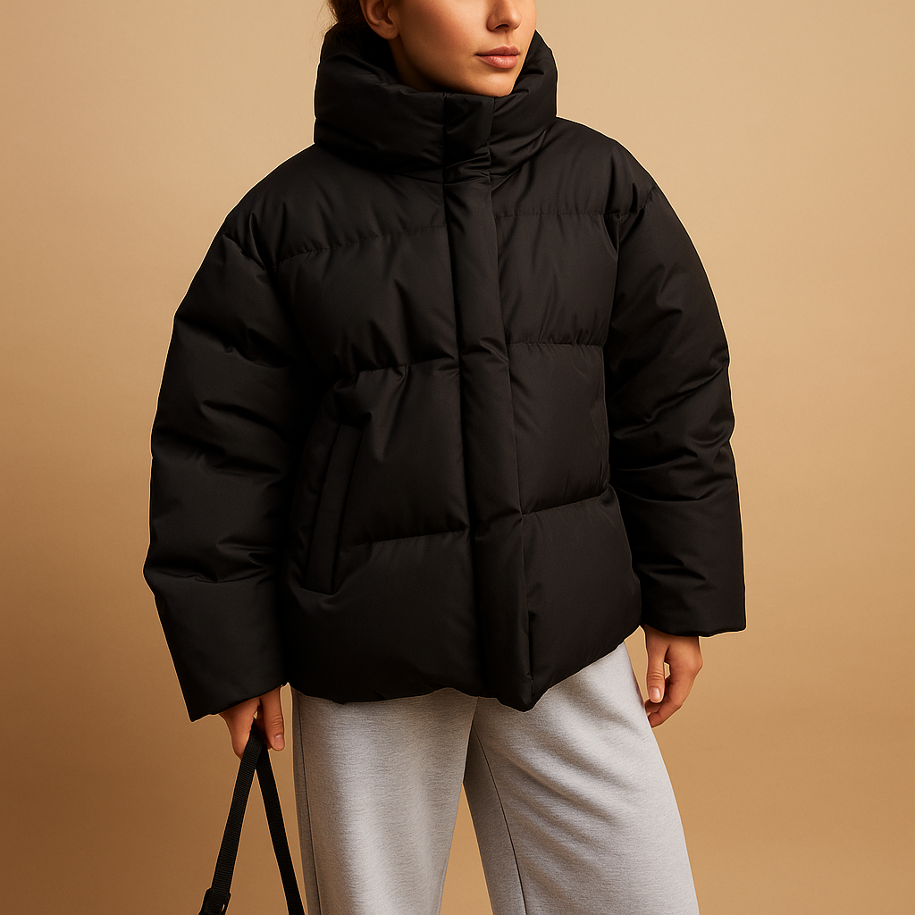Lightweight quilted jacket with hood for women in multiple colors including red, grey, green, and black—perfect for winter comfort and style.