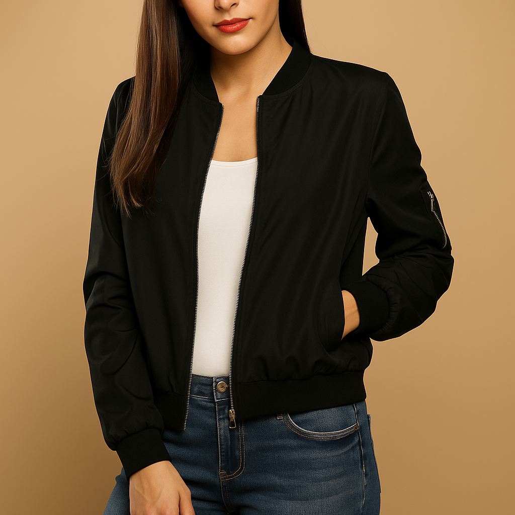 Slim Fit Women's Summer Windbreaker Jacket - Luxivelle