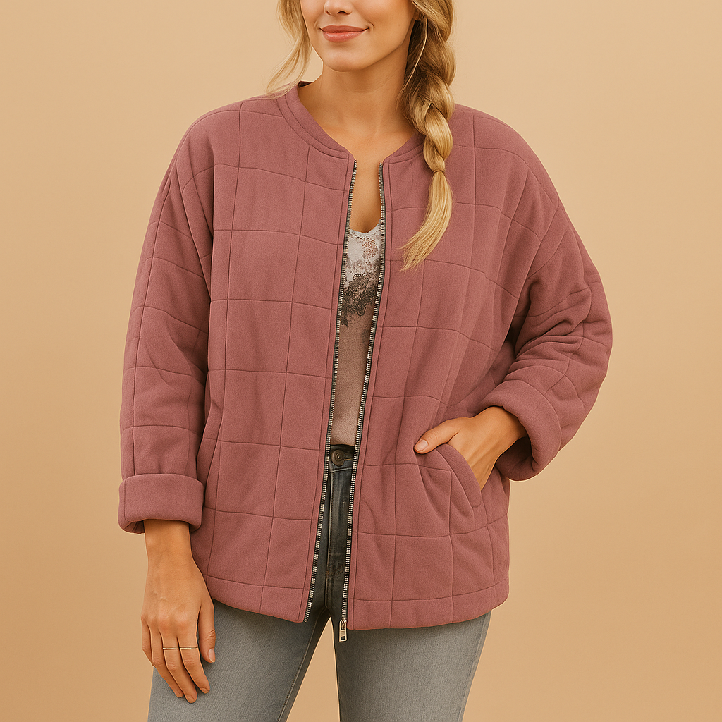 Women’s lightweight summer jacket with pockets in apricot, black, grey, and pink, ideal for casual wear and transitional weather