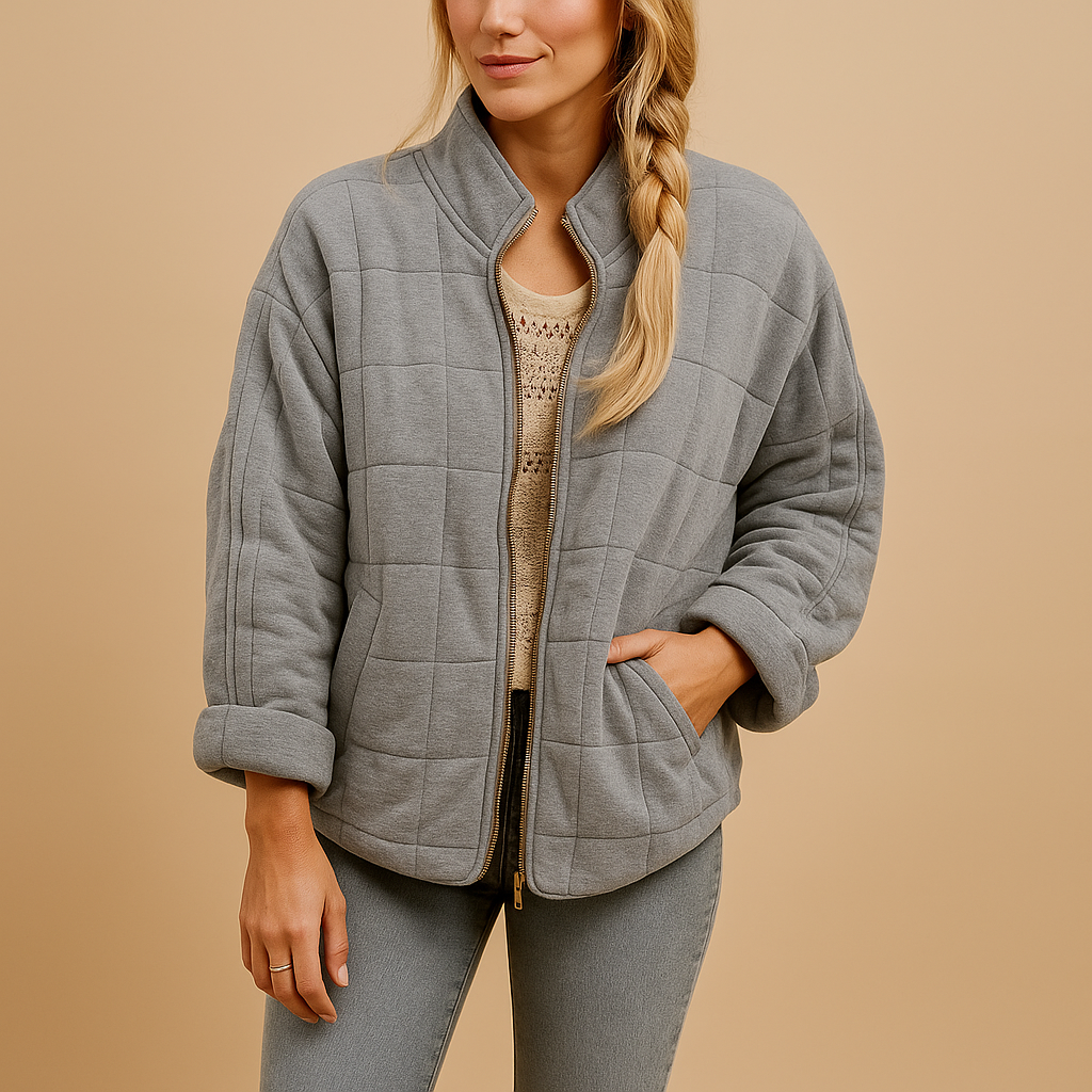 Women’s lightweight summer jacket with pockets in apricot, black, grey, and pink, ideal for casual wear and transitional weather