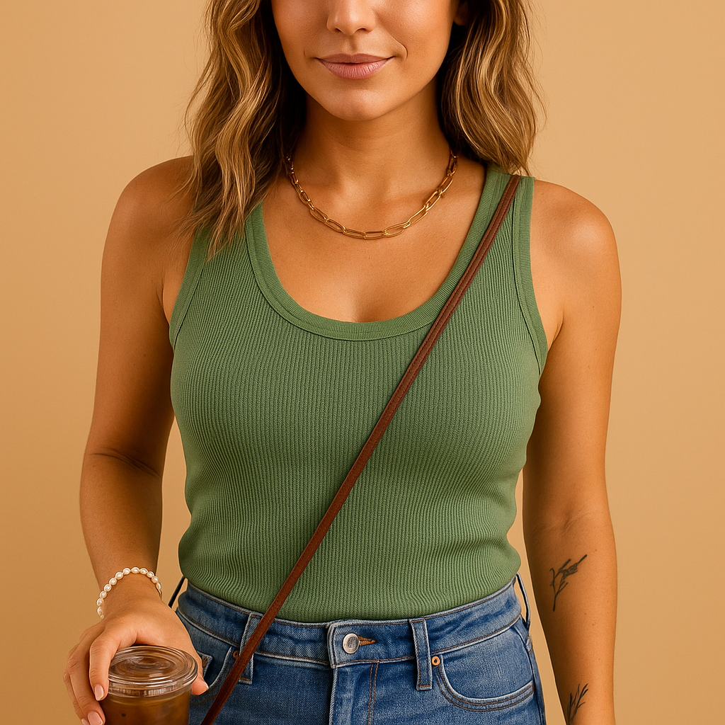 Comfortable Women's U-Neck Tank Top - Luxivelle