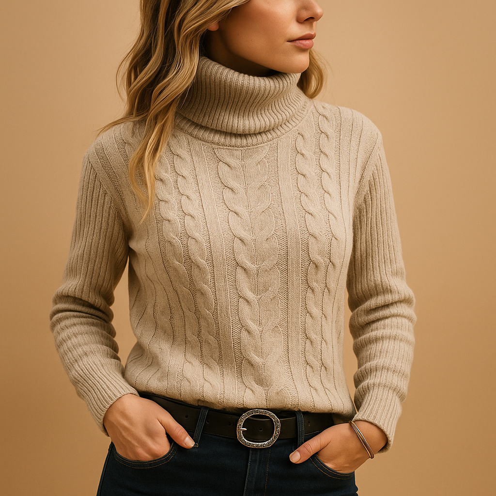Soft Women's Crew Neck Pullover Sweater - Luxivelle