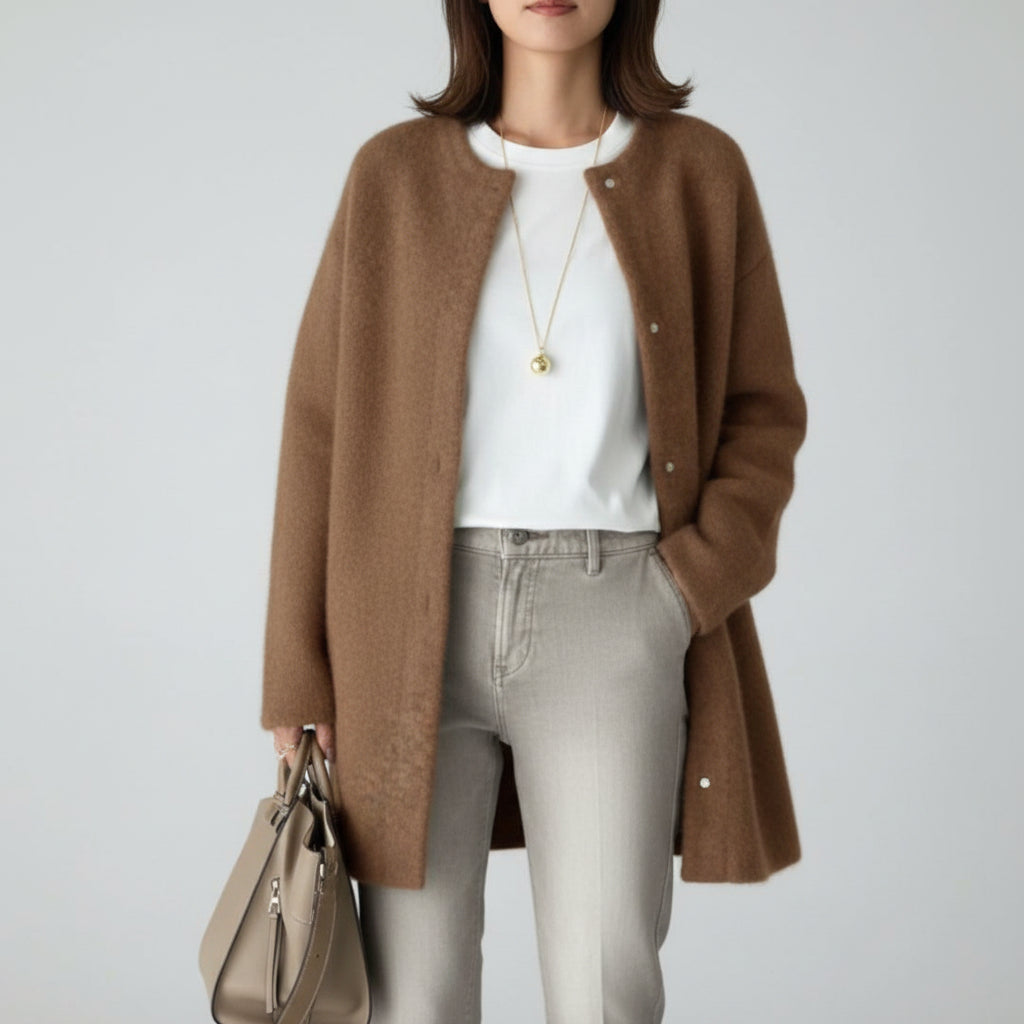 Classic Women's Knitted Cardigan - Luxivelle