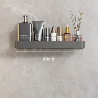 Contemporary White Bathroom Shelf