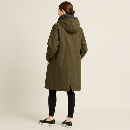 Women's Cozy Fall Long Cotton Coat