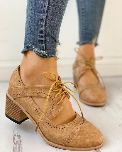 Classic High Heel Ankle Shoes