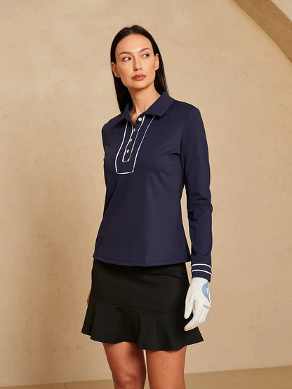 Classic Protective Long Sleeve Polo Shirt UPF50+