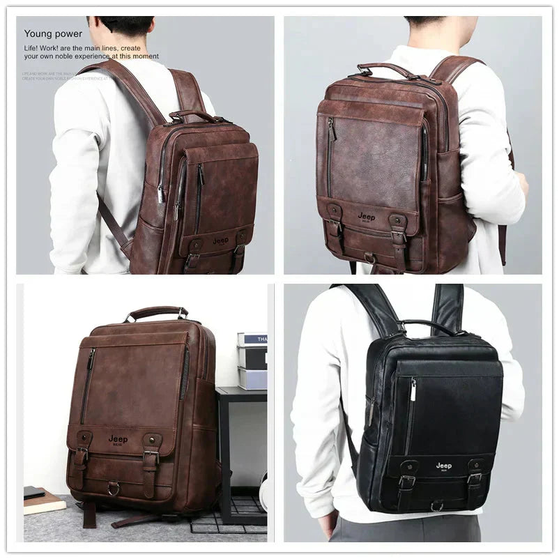 Premium Genuine Leather Rucksack