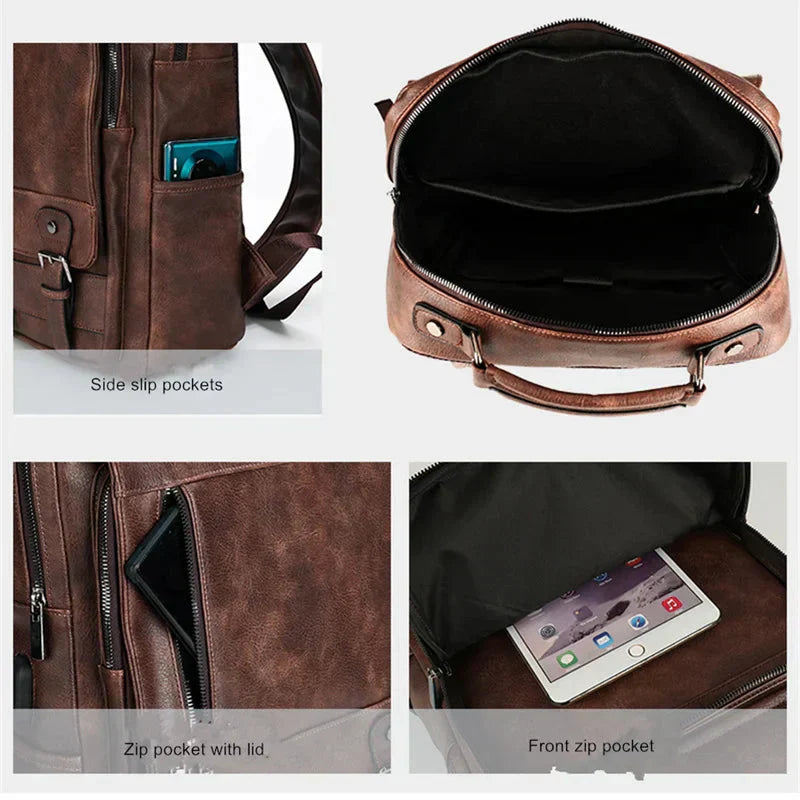 Premium Genuine Leather Rucksack