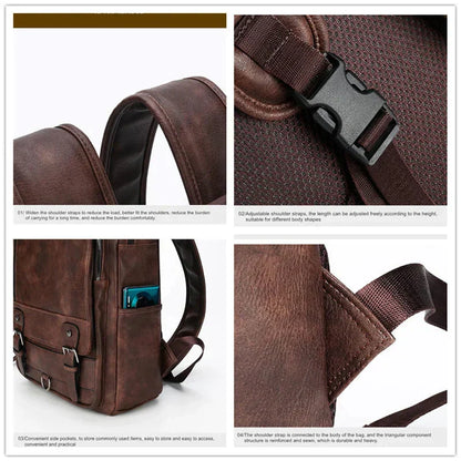 Premium Genuine Leather Rucksack