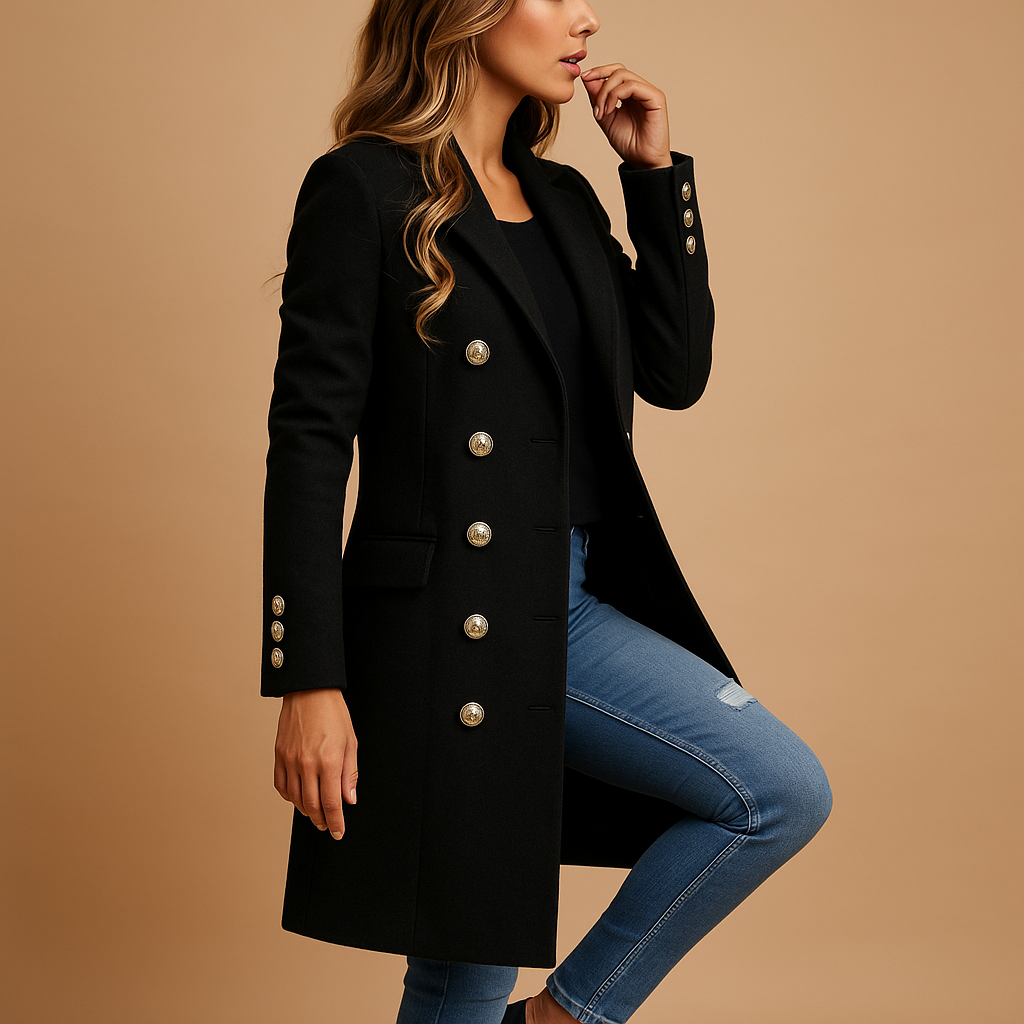 Classic Double Breasted Women's Trench Coat - Luxivelle