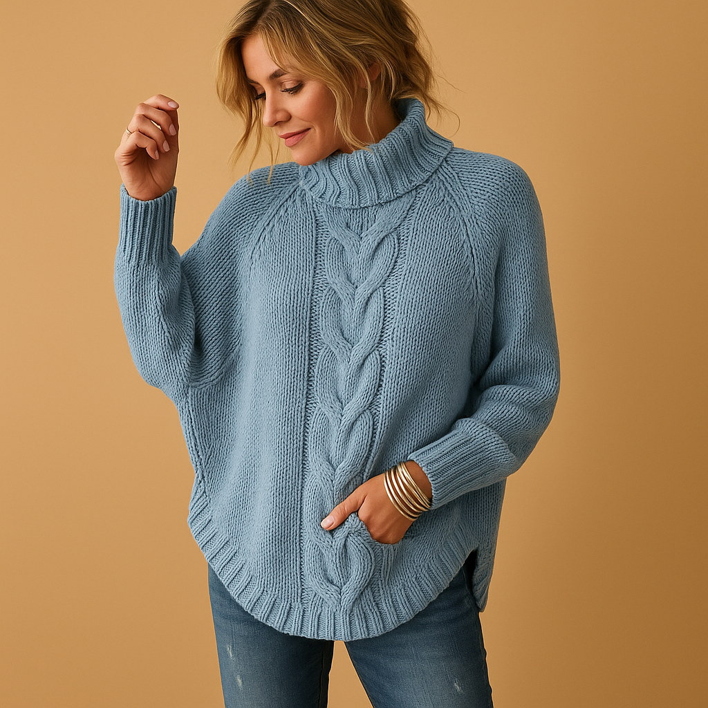 Warm Thick Knit Sweater for Women - Luxivelle